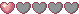 1 heart rating animated