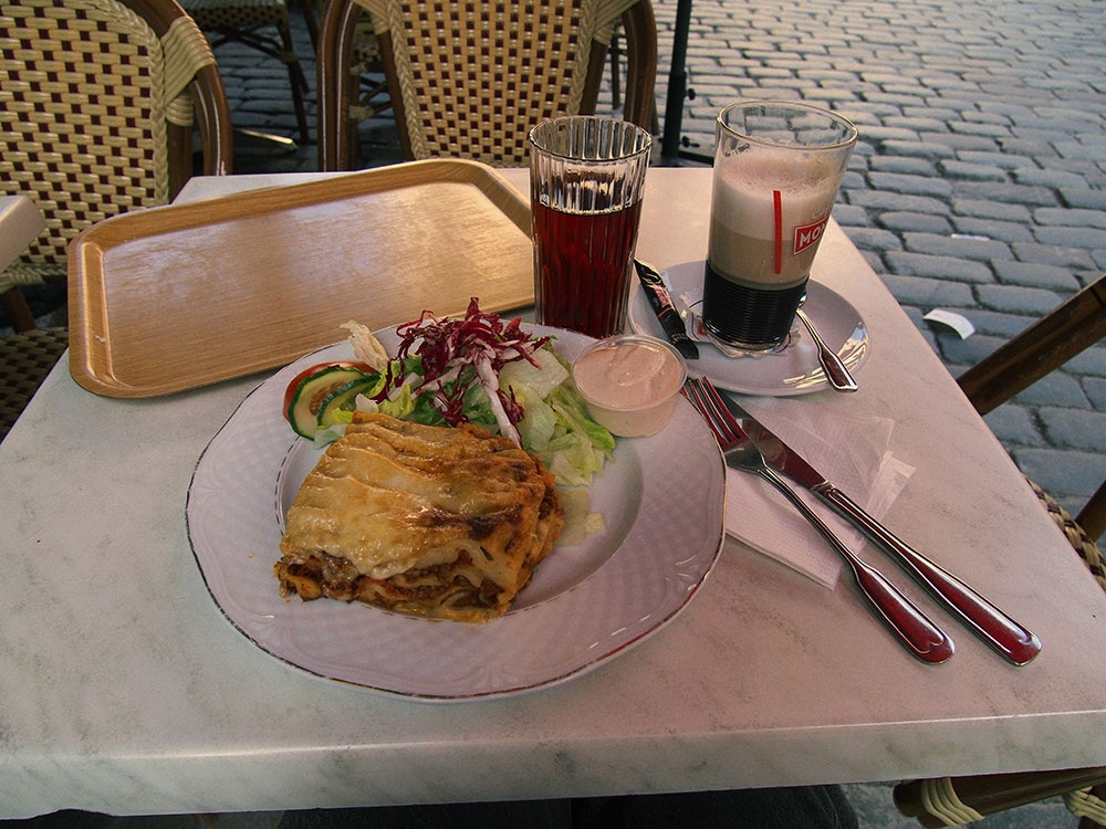 Lasagna from Sundbergs Konditori